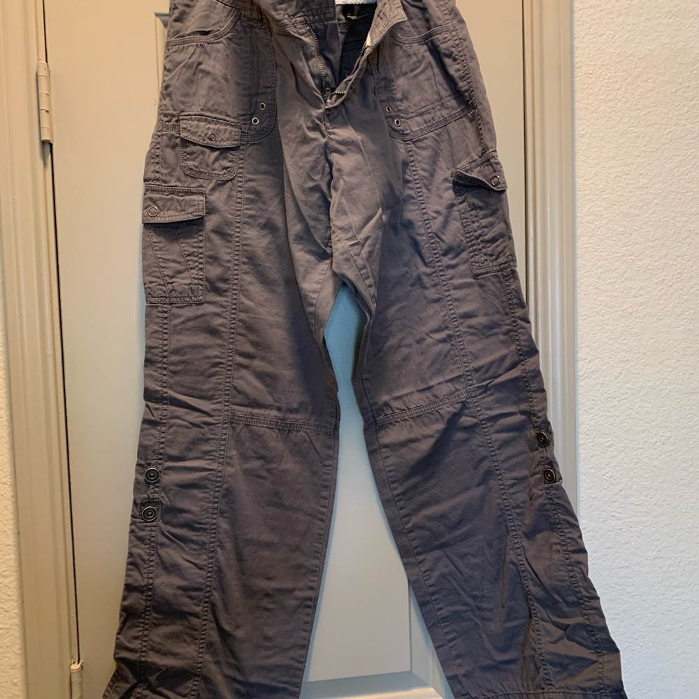 Women’s Gray Cargo Pants